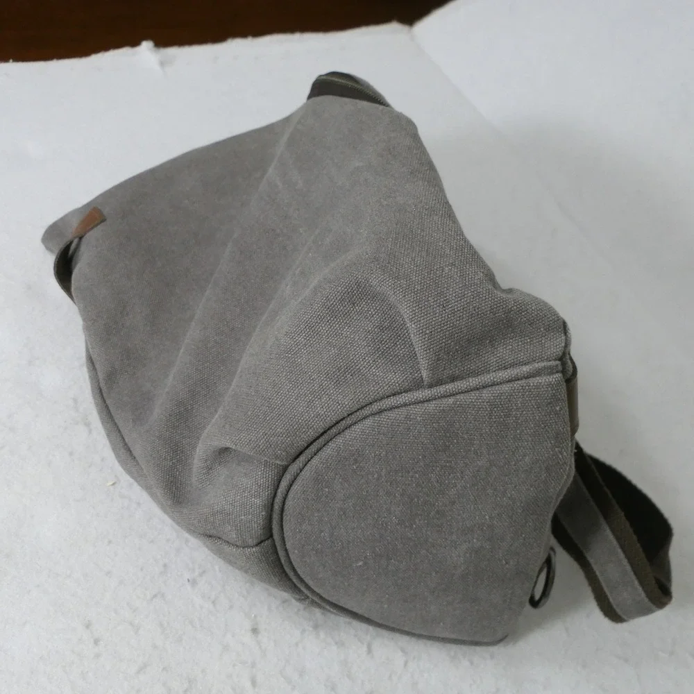 Unbranded Mens Sling Bag M Gray Gorpcore Utilitarian Crossbody Backpack